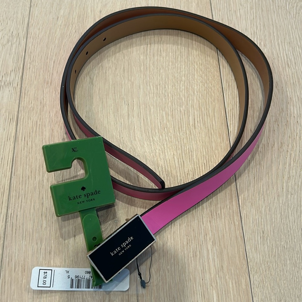 Kate Spade hot pink belt XL